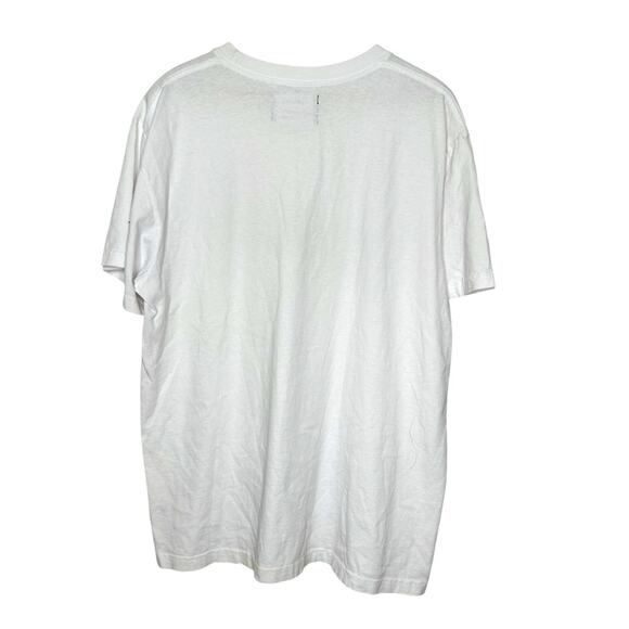 FEATURE Block Tee White Dimensional Art Short Sleeve XL - Picture 2 of 6